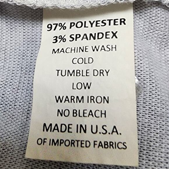 Impulse California Sequin Sparkly Floral Top 3/4 Sleeve Blouse Women's Small - Picture 9 of 9